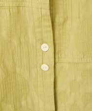 NGBGD32330 GIANNI LO GIUDICE(ジャンニ ロ ジュディチェ) [洗える]シャドーボイルドット前開きブラウス イエロー