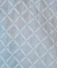 NGBGE45250 GIANNI LO GIUDICE(ジャンニ ロ ジュディチェ) [洗える]塩縮加工ダイヤ柄ブラウス ライトブルー