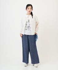 NGBGE45250 GIANNI LO GIUDICE(ジャンニ ロ ジュディチェ) [洗える]塩縮加工ダイヤ柄ブラウス ホワイト