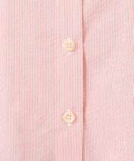 NGBGF21230 GIANNI LO GIUDICE(ジャンニ ロ ジュディチェ) [洗える・日本製]コットンシャーリングストライプブラウス ダークグレー