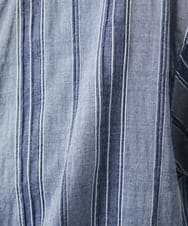 NGBHC22330 GIANNI LO GIUDICE(ジャンニ ロ ジュディチェ) [洗える]ドビーシャーリングロングブラウス ネイビー