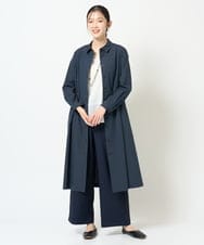 NGBJF19360 GIANNI LO GIUDICE(ジャンニ ロ ジュディチェ) [洗える]レジメンストライプワンピース ネイビー