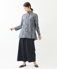 NGBJS10360 GIANNI LO GIUDICE(ジャンニ ロ ジュディチェ) ピッコロキューブドビーブラウス ネイビー