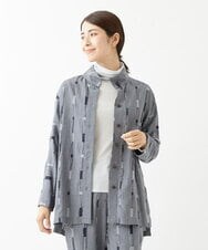 NGBJS10360 GIANNI LO GIUDICE(ジャンニ ロ ジュディチェ) ピッコロキューブドビーブラウス ネイビー