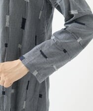 NGBJS10360 GIANNI LO GIUDICE(ジャンニ ロ ジュディチェ) ピッコロキューブドビーブラウス ネイビー