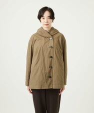 NGDAD01490 GIANNI LO GIUDICE(ジャンニ ロ ジュディチェ) [洗える]コットンタイプライターフーディージャケット カーキ