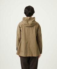 NGDAD01490 GIANNI LO GIUDICE(ジャンニ ロ ジュディチェ) [洗える]コットンタイプライターフーディージャケット カーキ