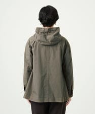 NGDAD01490 GIANNI LO GIUDICE(ジャンニ ロ ジュディチェ) [洗える]コットンタイプライターフーディージャケット カーキ