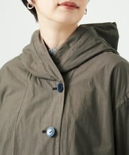 NGDAD01490 GIANNI LO GIUDICE(ジャンニ ロ ジュディチェ) [洗える]コットンタイプライターフーディージャケット カーキ