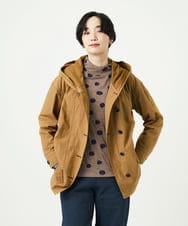 NGDAD01490 GIANNI LO GIUDICE(ジャンニ ロ ジュディチェ) [洗える]コットンタイプライターフーディージャケット ベージュ