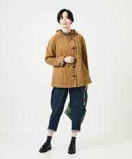 NGDAD01490 GIANNI LO GIUDICE(ジャンニ ロ ジュディチェ) [洗える]コットンタイプライターフーディージャケット ベージュ