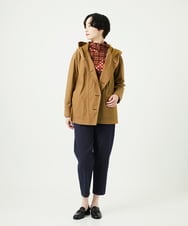 NGDAD01490 GIANNI LO GIUDICE(ジャンニ ロ ジュディチェ) [洗える]コットンタイプライターフーディージャケット ベージュ