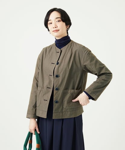 NGDAD02390 GIANNI LO GIUDICE [洗える]コットンタイプライターショートジャケット