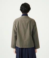 NGDAD02390 GIANNI LO GIUDICE(ジャンニ ロ ジュディチェ) [洗える]コットンタイプライターショートジャケット カーキ