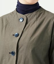 NGDAD02390 GIANNI LO GIUDICE(ジャンニ ロ ジュディチェ) [洗える]コットンタイプライターショートジャケット カーキ