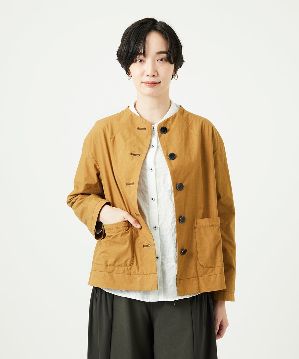 NGDAD02390 GIANNI LO GIUDICE [洗える]コットンタイプライターショートジャケット