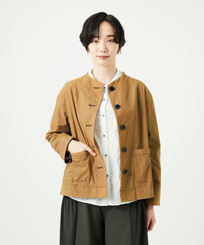 NGDAD02390 GIANNI LO GIUDICE [洗える]コットンタイプライターショートジャケット
