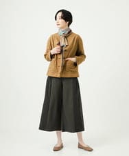 NGDAD02390 GIANNI LO GIUDICE(ジャンニ ロ ジュディチェ) [洗える]コットンタイプライターショートジャケット ベージュ