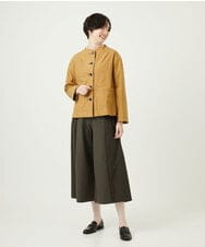 NGDAD02390 GIANNI LO GIUDICE(ジャンニ ロ ジュディチェ) [洗える]コットンタイプライターショートジャケット ベージュ