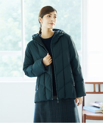 NGDAE31590 GIANNI LO GIUDICE タフタメモリーダウンジャケット