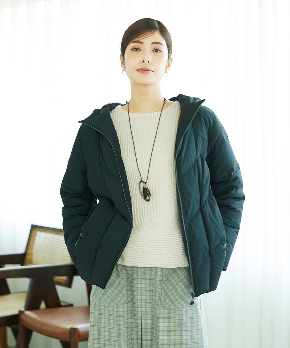 NGDAE31590 GIANNI LO GIUDICE(ジャンニ ロ ジュディチェ) タフタメモリーダウンジャケット ダークグリーン