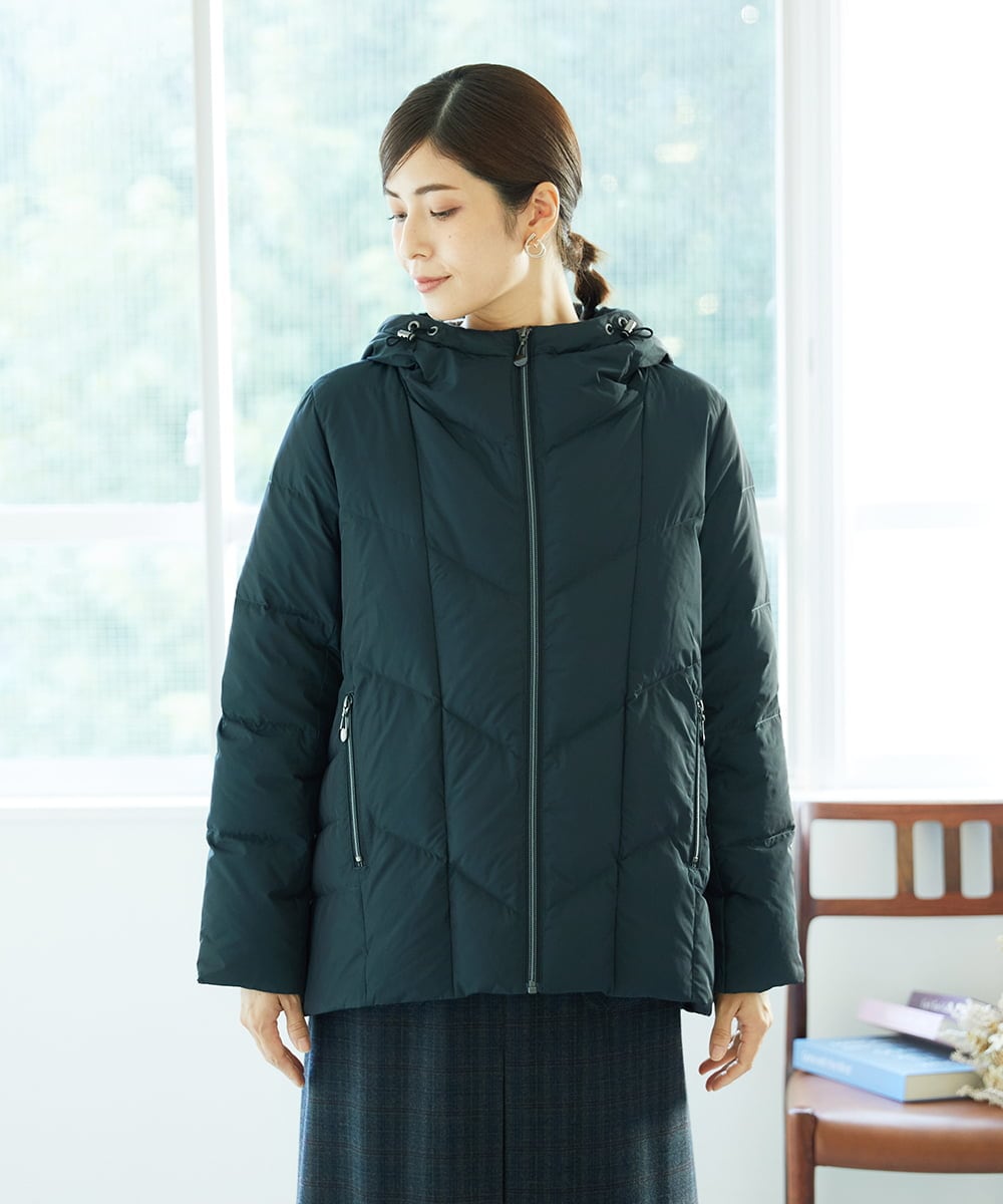 NGDAE31590 GIANNI LO GIUDICE(ジャンニ ロ ジュディチェ) タフタメモリーダウンジャケット ダークグリーン