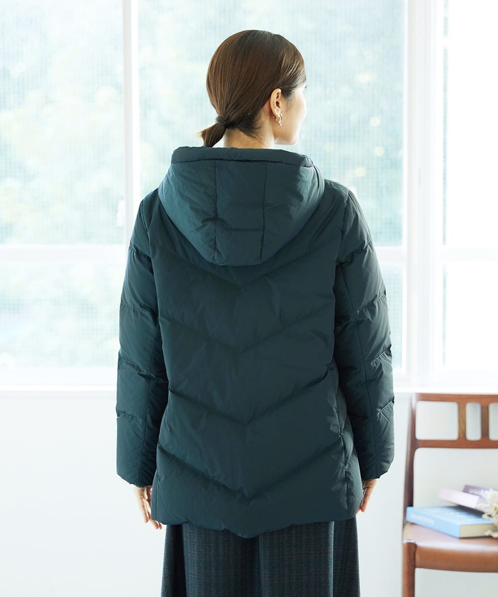 NGDAE31590 GIANNI LO GIUDICE(ジャンニ ロ ジュディチェ) タフタメモリーダウンジャケット ダークグリーン