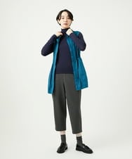 NGDAF01360 GIANNI LO GIUDICE(ジャンニ ロ ジュディチェ) [洗える]マイクロストライプストレッチロングベスト ブルー