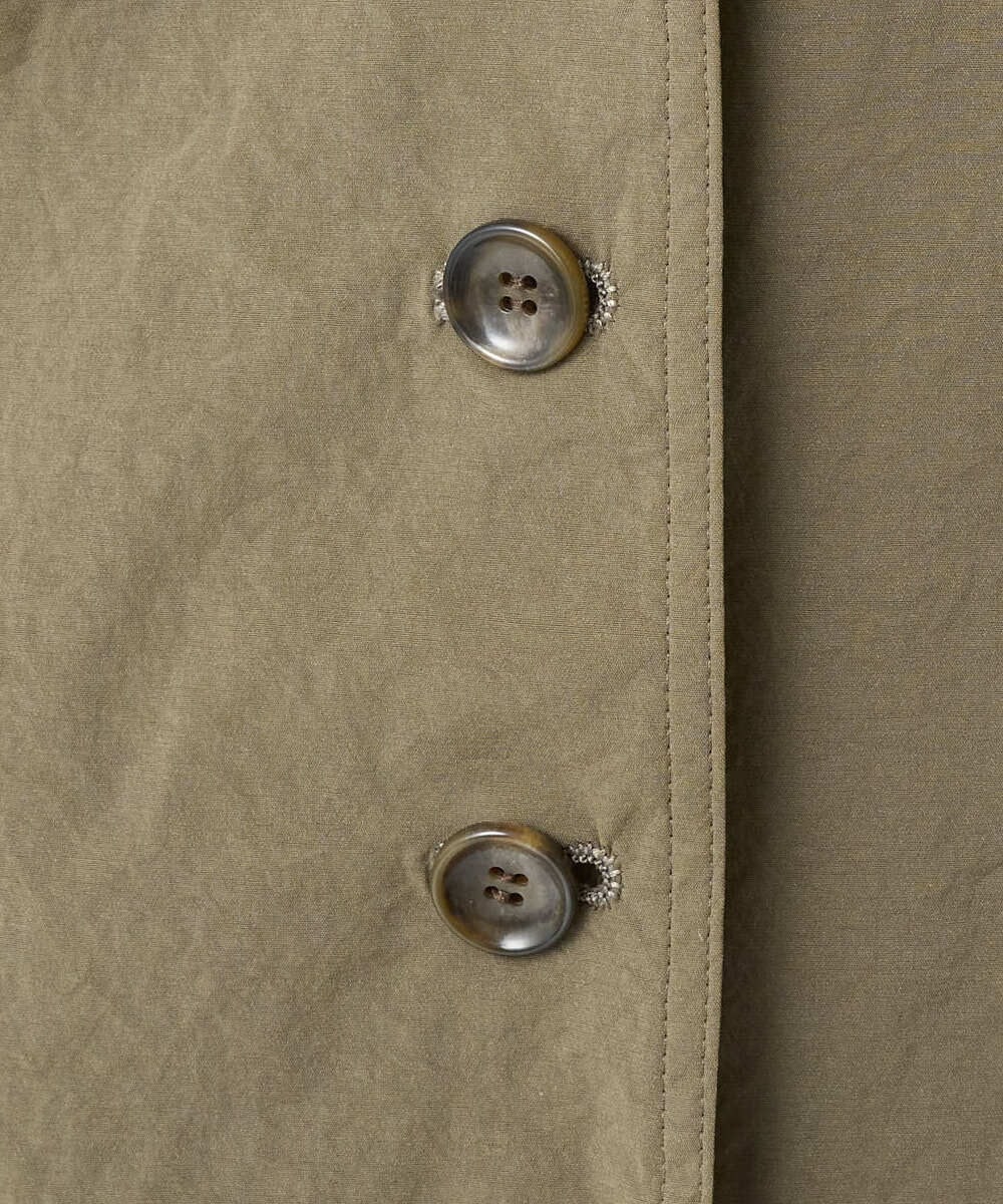 NGDAF57450 GIANNI LO GIUDICE(ジャンニ ロ ジュディチェ) [洗える・日本製]クレイペーパーナイロンライトジャケット カーキ