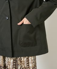NGDAG20390 GIANNI LO GIUDICE(ジャンニ ロ ジュディチェ) [洗える]ハイマルチタフタショートコート カーキ