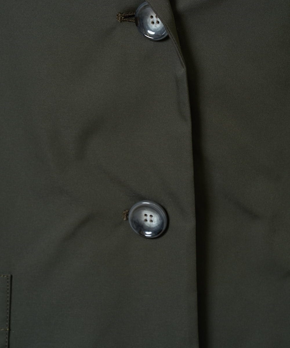 NGDAG20390 GIANNI LO GIUDICE(ジャンニ ロ ジュディチェ) [洗える]ハイマルチタフタショートコート カーキ