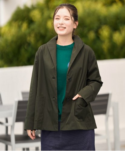NGDAG20390 GIANNI LO GIUDICE [洗える]LIMONTAハイマルチタフタショートコート