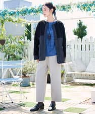 NGDAH39360 GIANNI LO GIUDICE(ジャンニ ロ ジュディチェ) ボアタフタキルトブルゾン モカブラウン