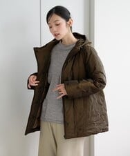 NGDAH45590 GIANNI LO GIUDICE(ジャンニ ロ ジュディチェ) ドットタフタメモリーダウンコート ブラウン