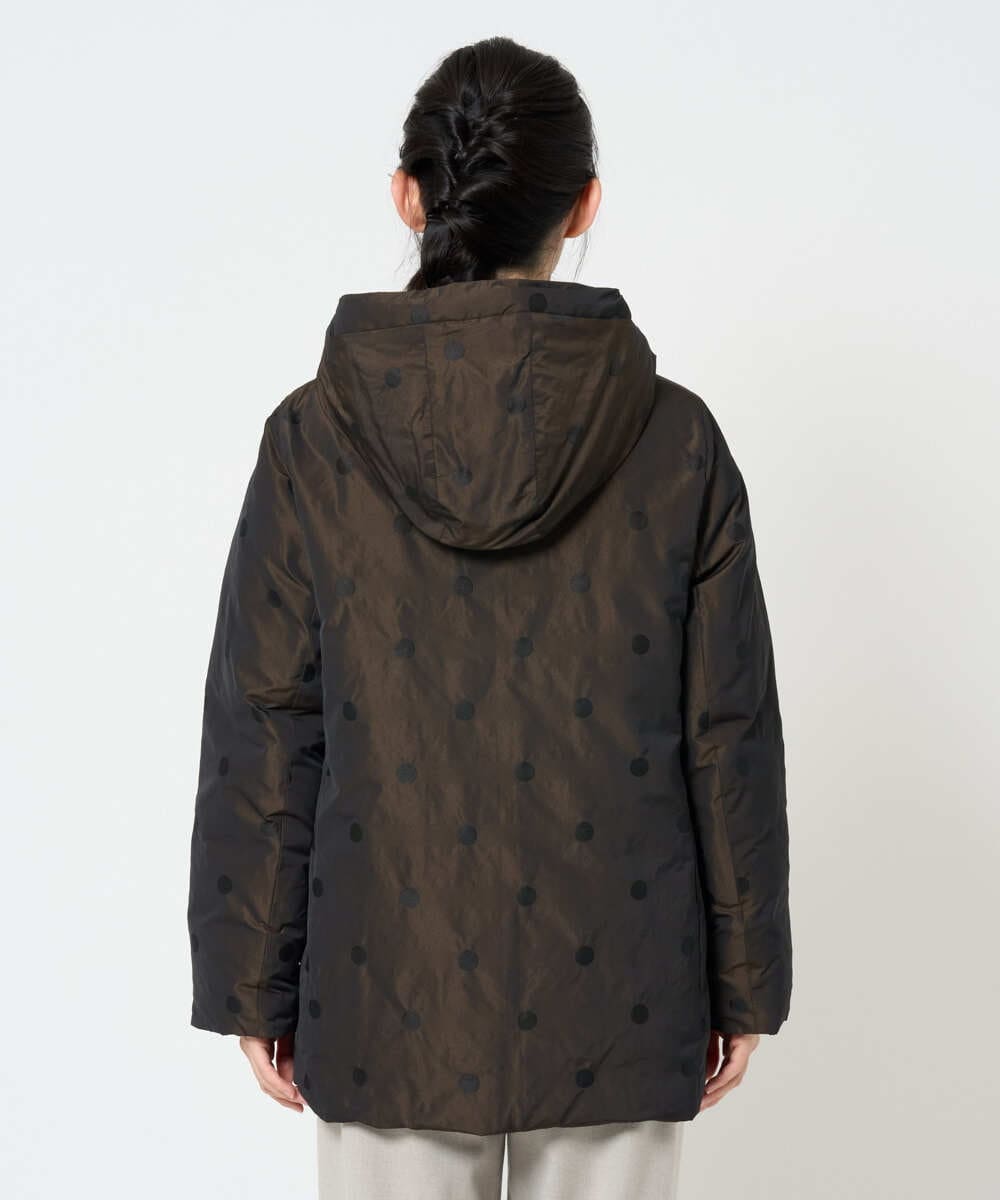 NGDAH45590 GIANNI LO GIUDICE(ジャンニ ロ ジュディチェ) ドットタフタメモリーダウンコート ブラウン