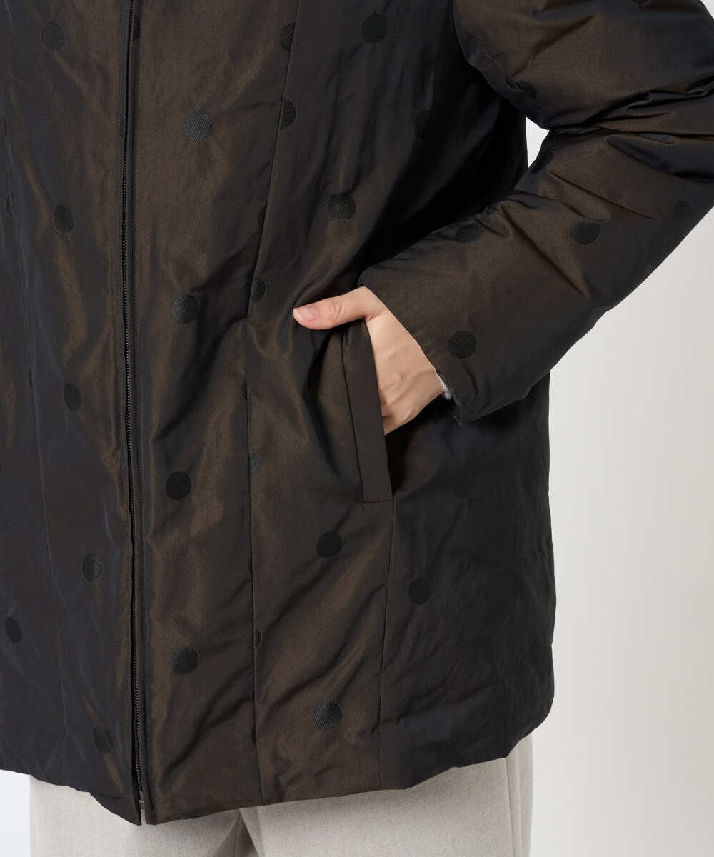 NGDAH45590 GIANNI LO GIUDICE(ジャンニ ロ ジュディチェ) ドットタフタメモリーダウンコート ブラウン