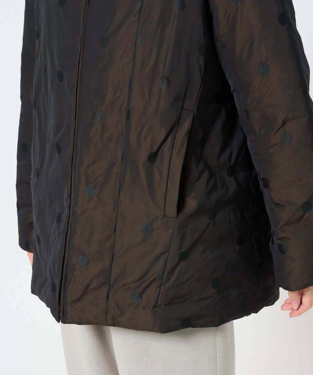NGDAH45590 GIANNI LO GIUDICE(ジャンニ ロ ジュディチェ) ドットタフタメモリーダウンコート ブラウン