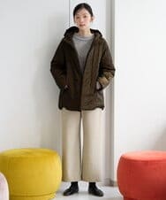 NGDAH45590 GIANNI LO GIUDICE(ジャンニ ロ ジュディチェ) ドットタフタメモリーダウンコート ブラウン