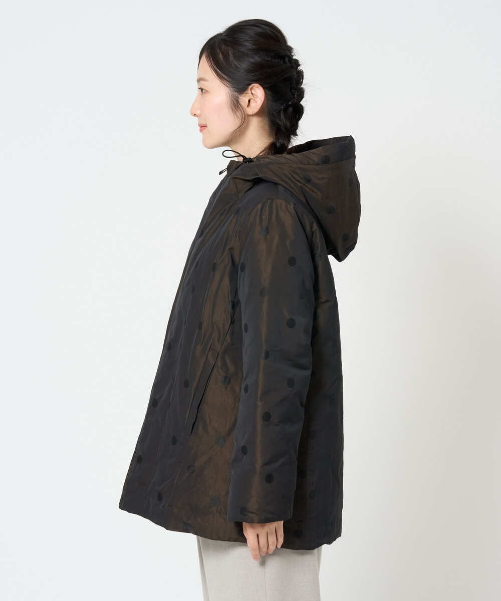 NGDAH45590 GIANNI LO GIUDICE(ジャンニ ロ ジュディチェ) ドットタフタメモリーダウンコート ブラウン