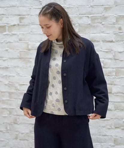 NGDAH46390 GIANNI LO GIUDICE ウールリファインガーゼジャケット