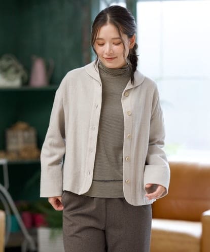 NGDAH46390 GIANNI LO GIUDICE ウールリファインガーゼジャケット