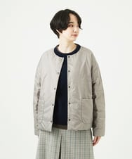 NGDCE51490 GIANNI LO GIUDICE(ジャンニ ロ ジュディチェ) ソフトタフタリバーシブルダウン　 ネイビー