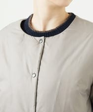 NGDCE51490 GIANNI LO GIUDICE(ジャンニ ロ ジュディチェ) ソフトタフタリバーシブルダウン　 ネイビー