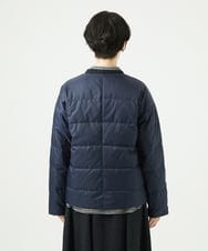 NGDCE51490 GIANNI LO GIUDICE(ジャンニ ロ ジュディチェ) ソフトタフタリバーシブルダウン　 ネイビー