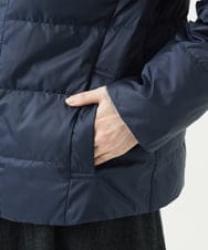 NGDCE51490 GIANNI LO GIUDICE(ジャンニ ロ ジュディチェ) ソフトタフタリバーシブルダウン　 ネイビー