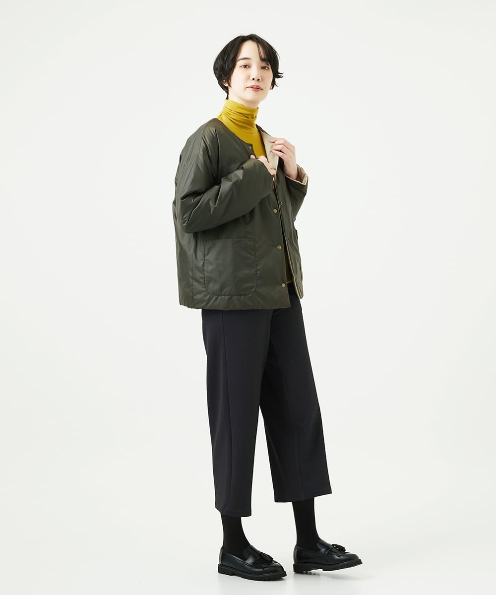 NGDCE51490 GIANNI LO GIUDICE(ジャンニ ロ ジュディチェ) ソフトタフタリバーシブルダウン　 ベージュ