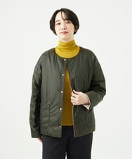 NGDCE51490 GIANNI LO GIUDICE(ジャンニ ロ ジュディチェ) ソフトタフタリバーシブルダウン　 ベージュ