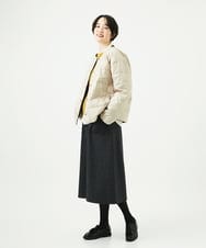 NGDCE51490 GIANNI LO GIUDICE(ジャンニ ロ ジュディチェ) ソフトタフタリバーシブルダウン　 ベージュ