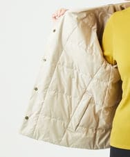 NGDCE51490 GIANNI LO GIUDICE(ジャンニ ロ ジュディチェ) ソフトタフタリバーシブルダウン　 ベージュ