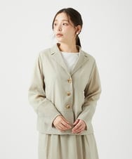 NGDED01450 GIANNI LO GIUDICE(ジャンニ ロ ジュディチェ) [日本製]クレイペーパーナイロンジャケット ベージュ